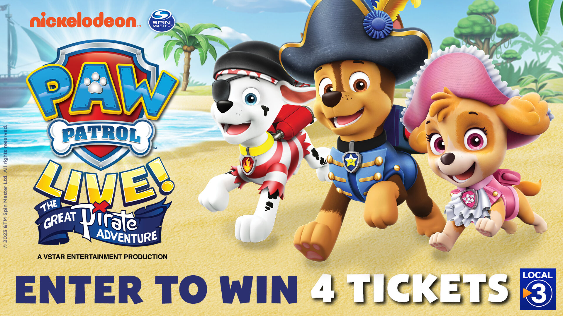 Paw Patrol Live! August 2023 Contest